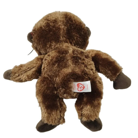 Ty Beanie Boos TySilk Chessie Brown Monkey Plush Stuffed Animal with Hang Tag - Picture 2 of 8